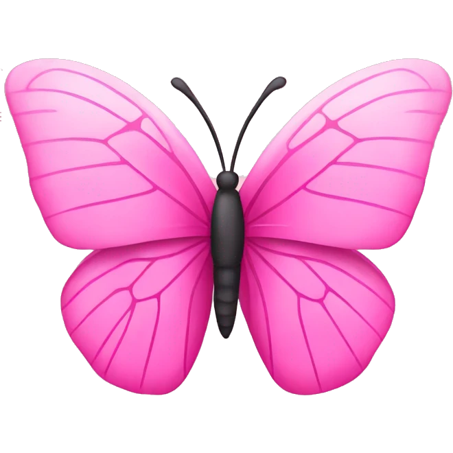 Pink butterfly  emoji