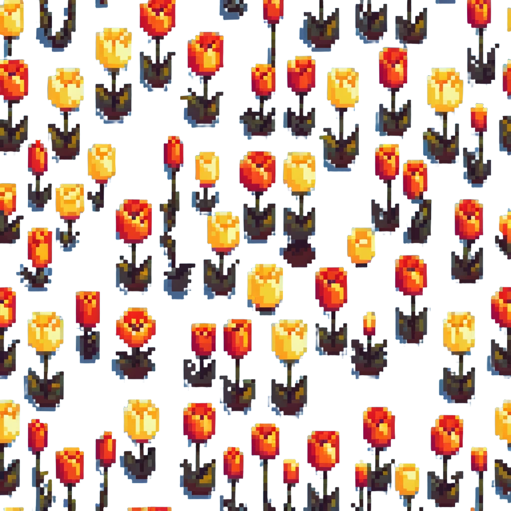 tulip garden emoji