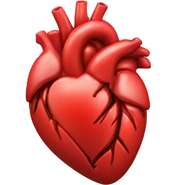 Realistic-heart-reaction-symbol emoji