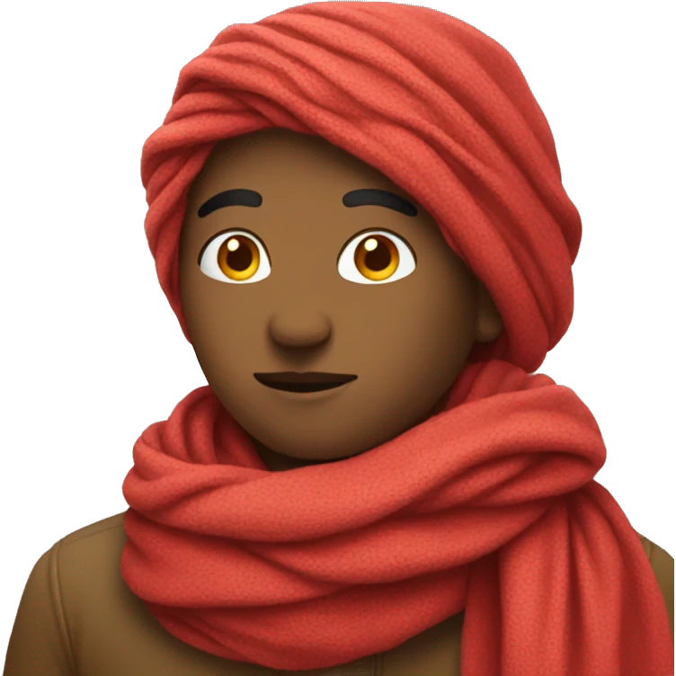 Red scarf emoji