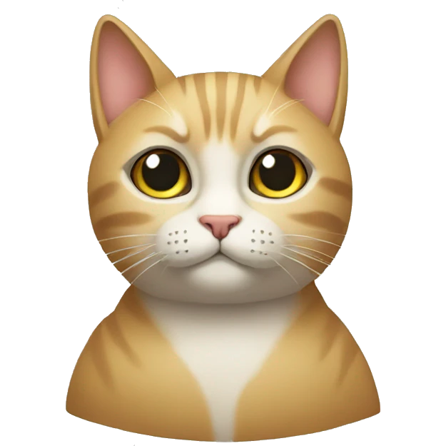 think cat emoji