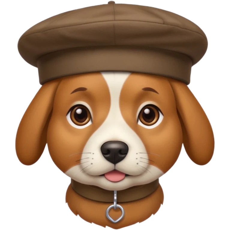 dog with berey emoji