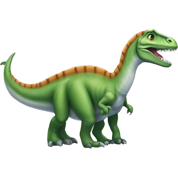 tiranosaurio rex amigable emoji