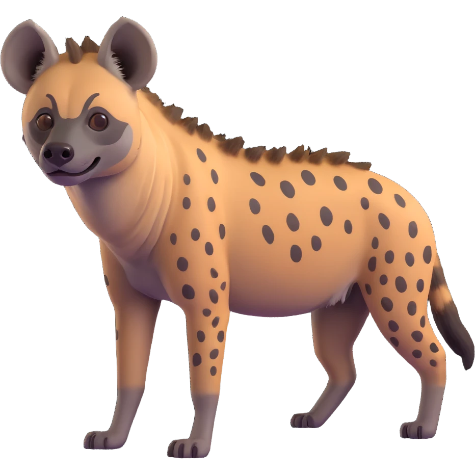 Realistic Hyena emoji