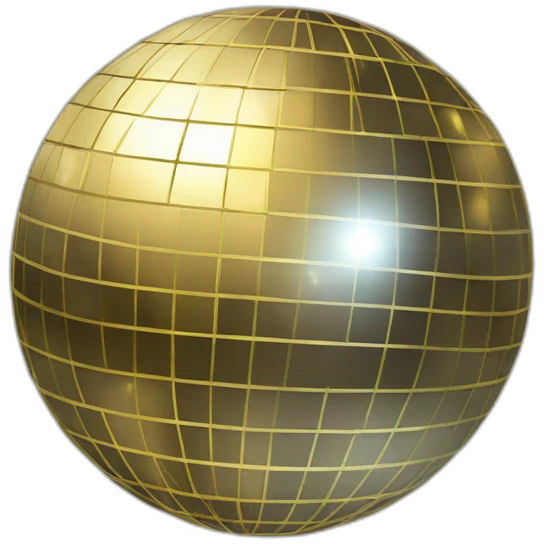 big shiny discoball emoji