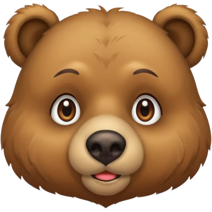 bear with eyelashes send kissing emoji