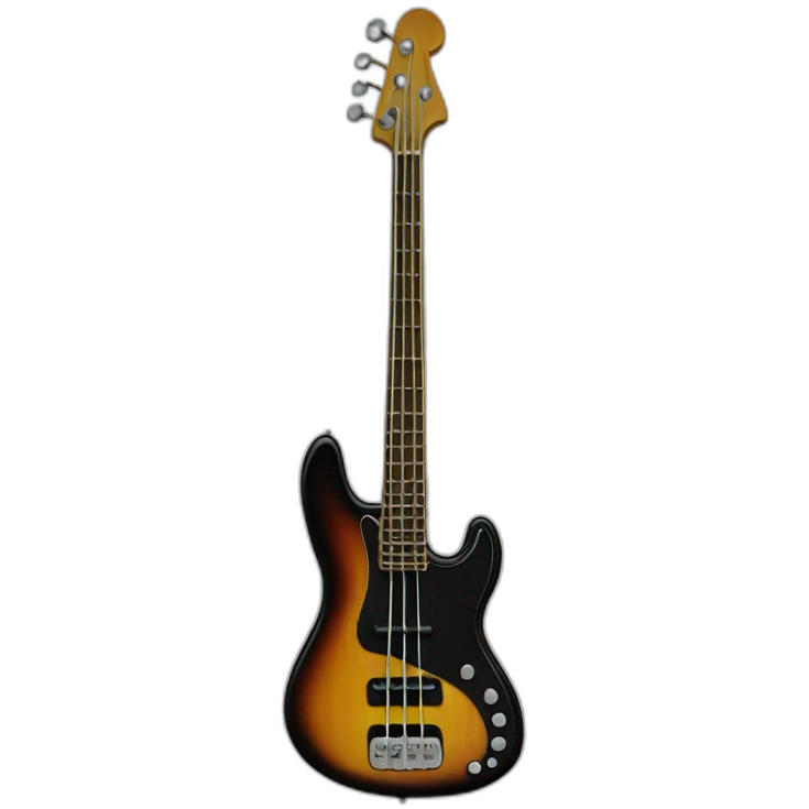 Bass guitar emoji