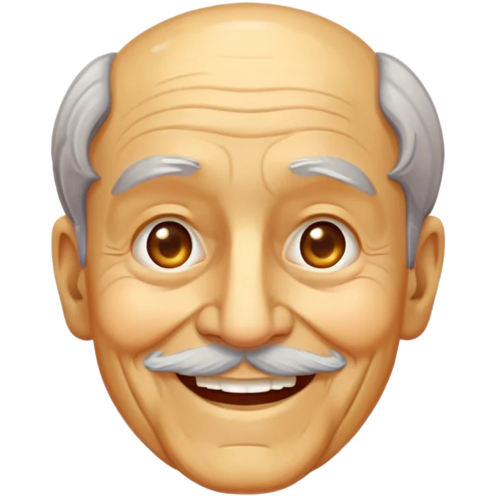 Golden grandpa emoji
