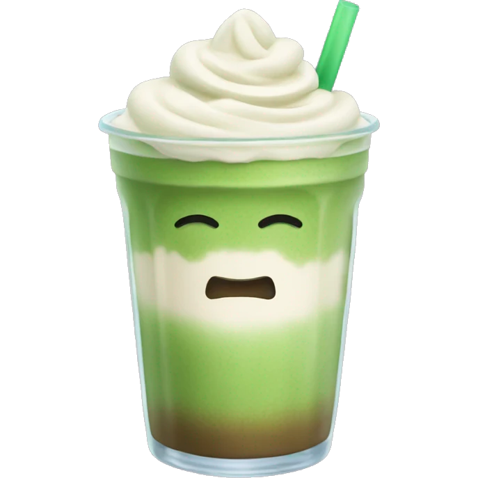 Iced matcha Latte  emoji