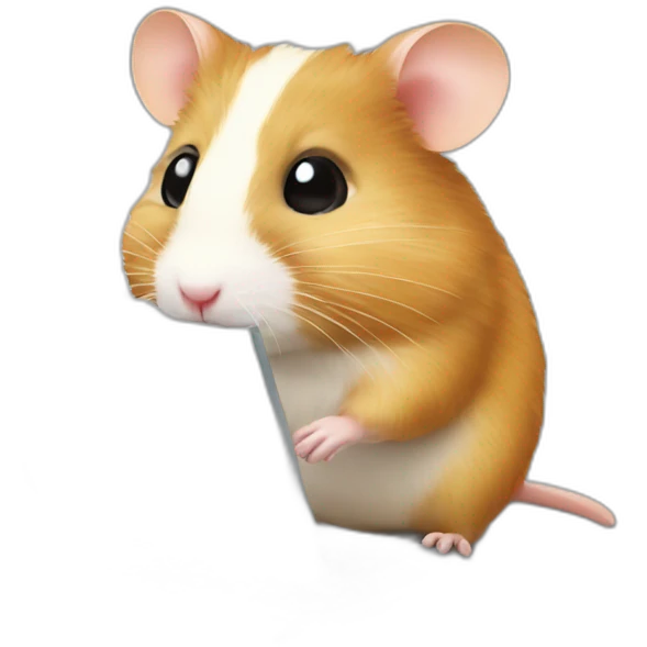 hamster with computer emoji
