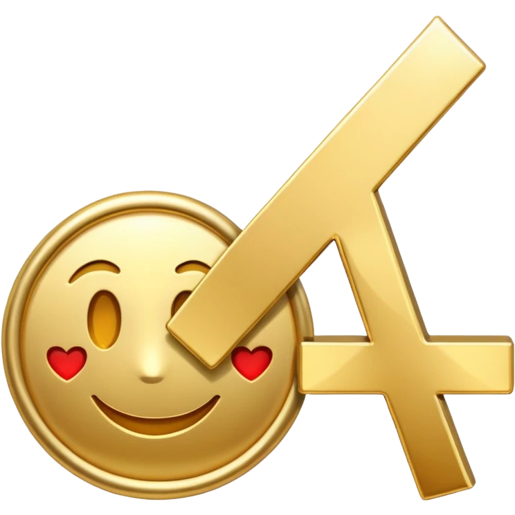 Gold checkmark, white background emoji emoji