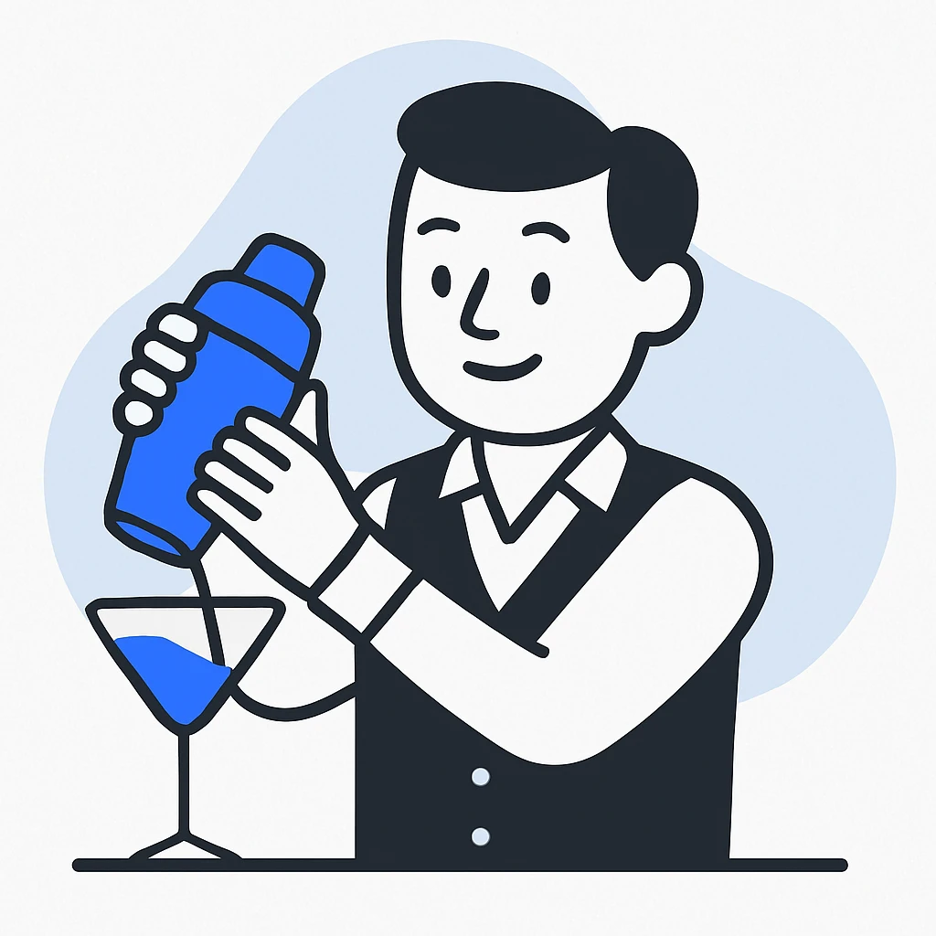 bartender mixing drinks emoji