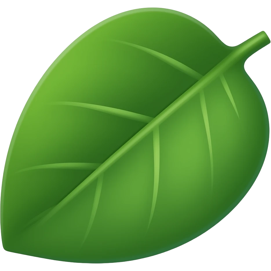 Kawaii lima kaffir emoji