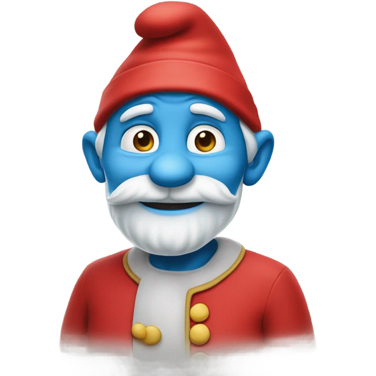 Papa smuf  emoji