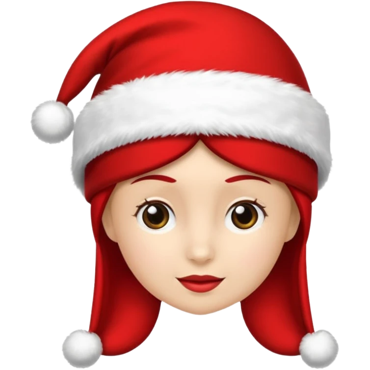 gorro mamá Noél navideño emoji