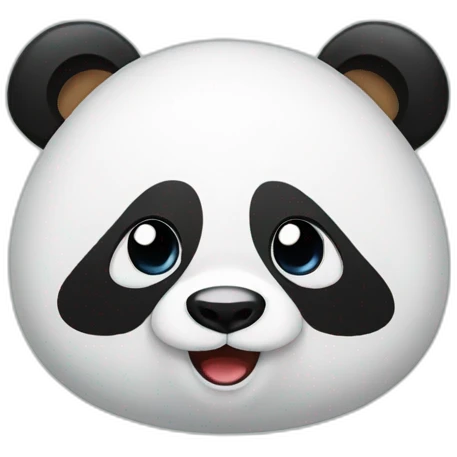 Panda surpriw emoji