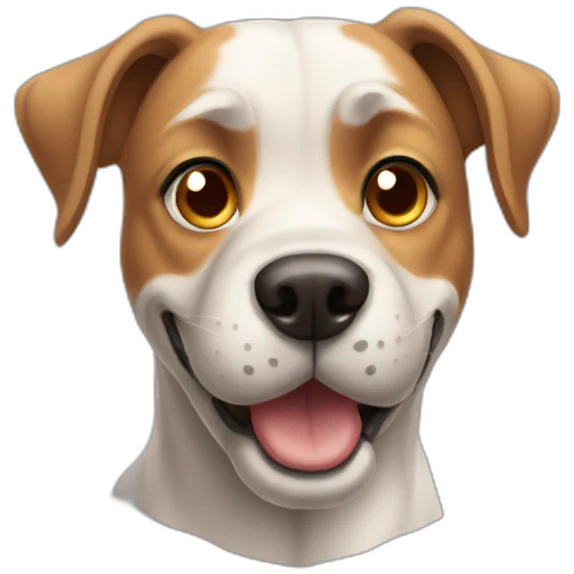 dog wagging emoji