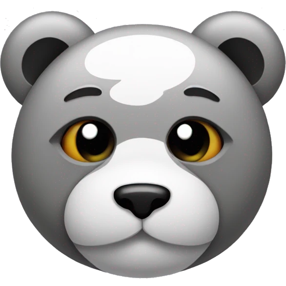 🐼 mixed with 🐺 emoji