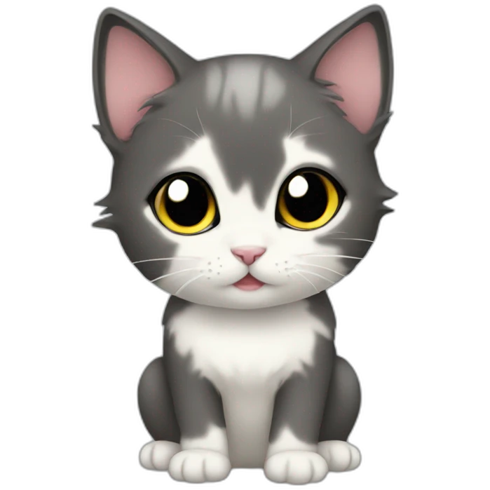 Anime kitten emoji