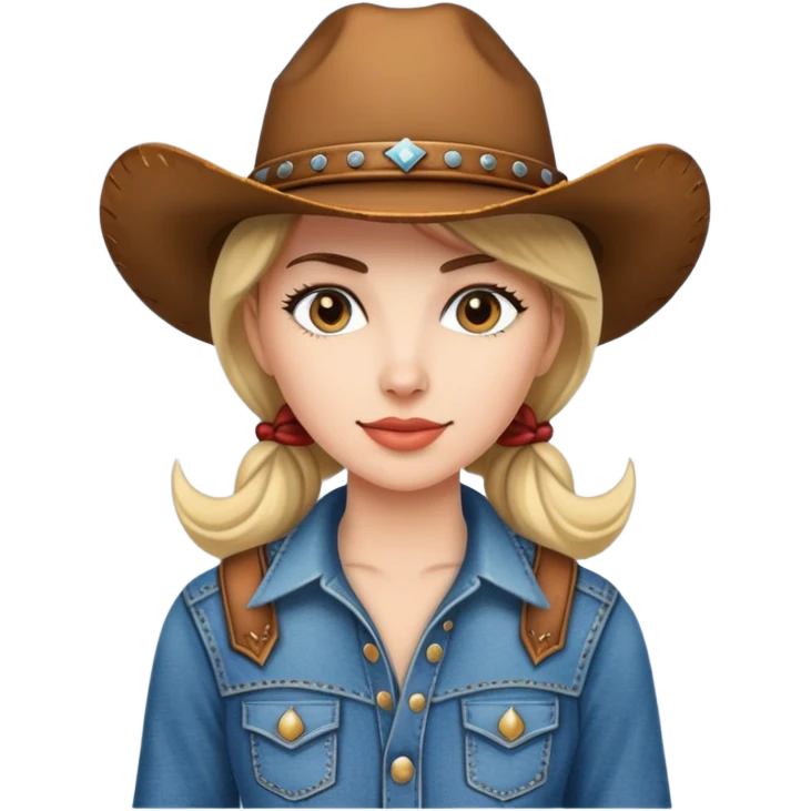classic cowgirl emoji