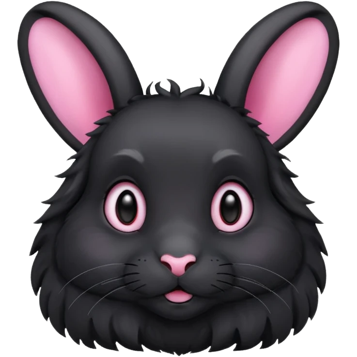 Black rabbit emoji