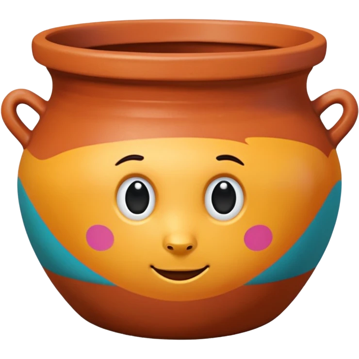 Painted Clay Pot emoji