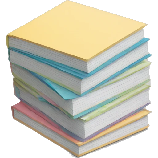 stack of notepads  emoji