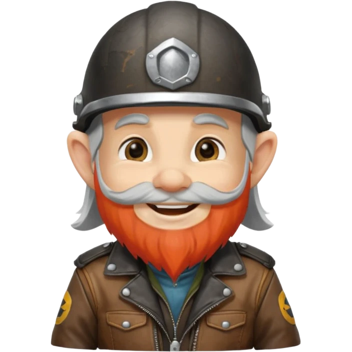 Gnome biker emoji