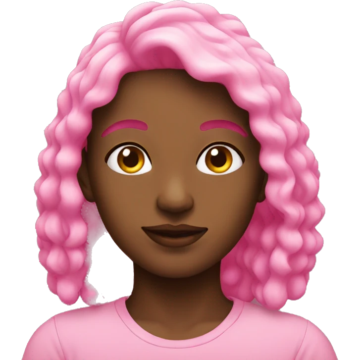 Pink emoji