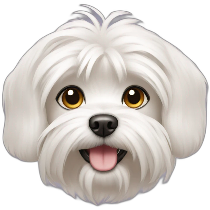 Maltese dog emoji