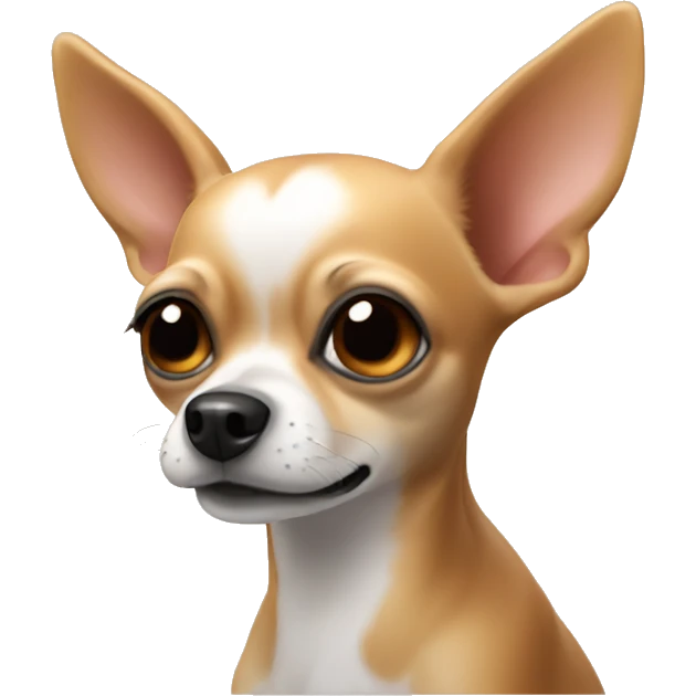 Chihuahua with antler emoji