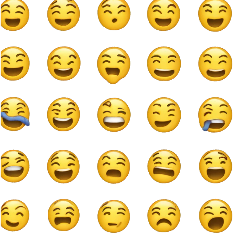 Adults only laugh about 15 times per day yellow emoji emoji