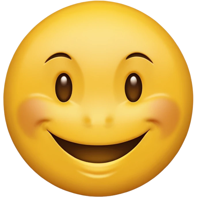 A smiley with half yellow and half brown face smiling. HALF. Hallf of its face is yellow on one side. The other is brown emoji
