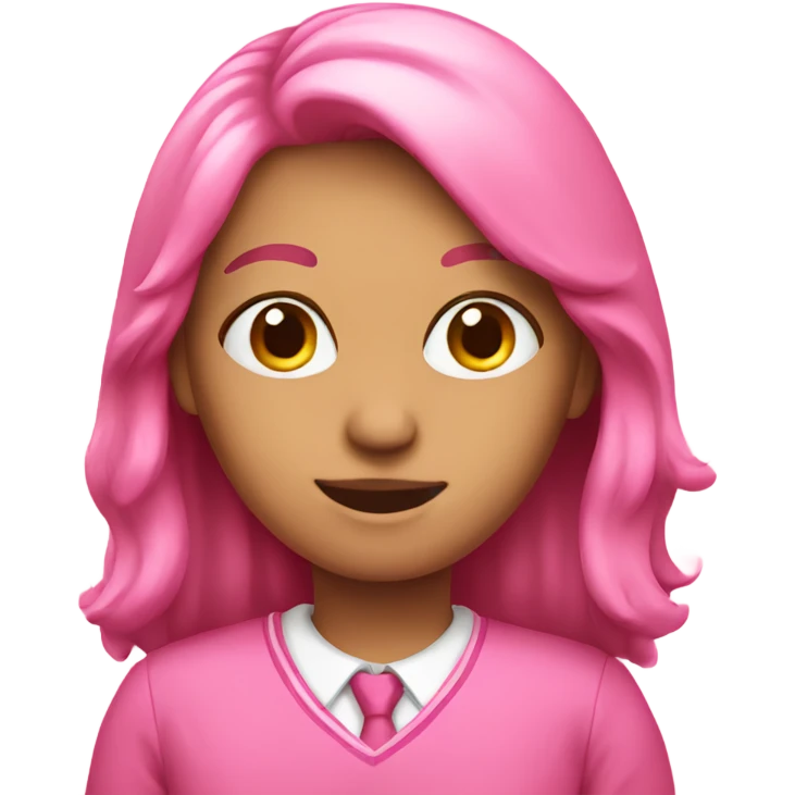 Pink school  emoji