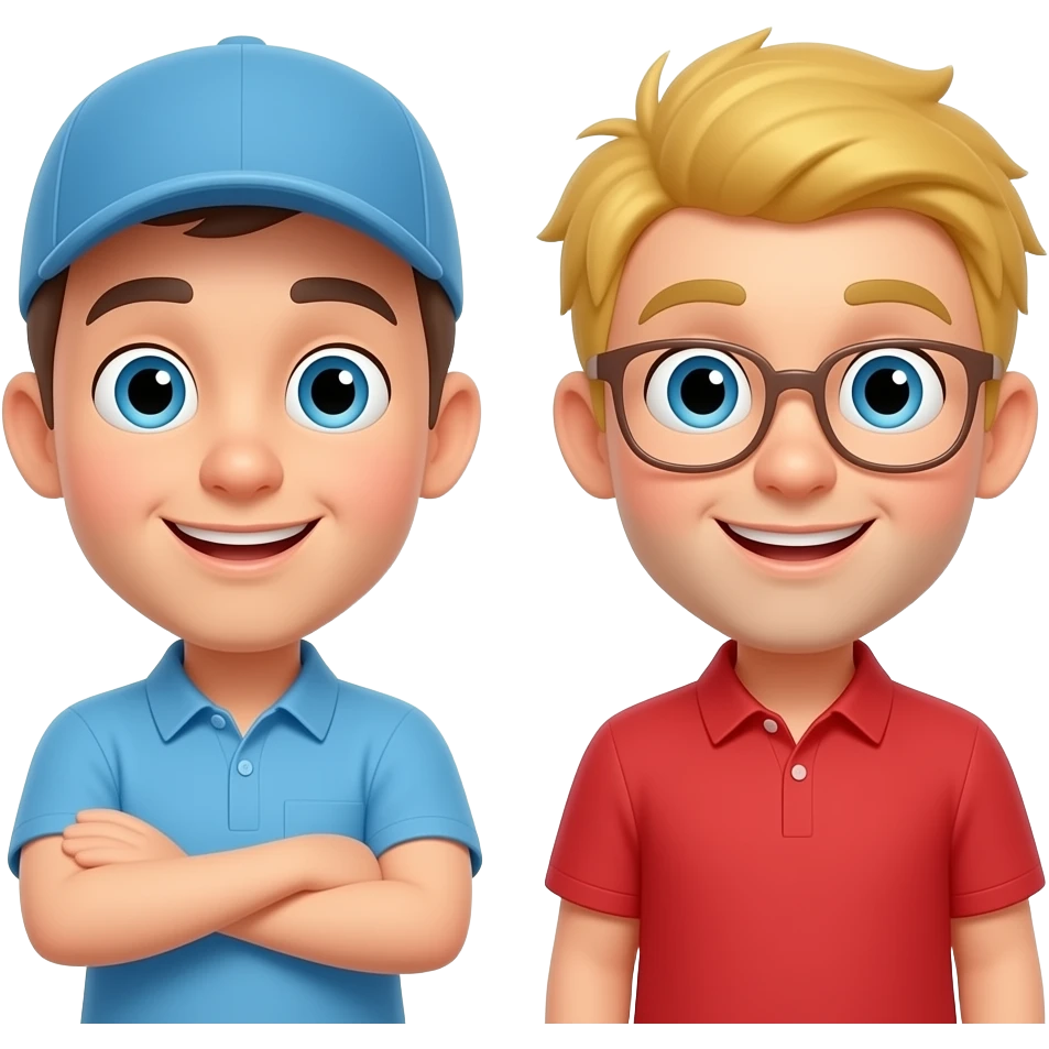 Motu and patlu character of cartoon emoji