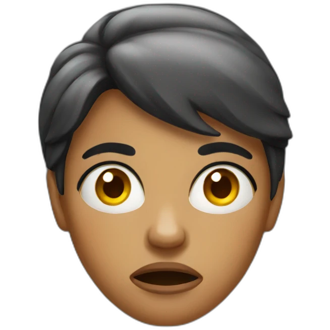 red angry woman emoji