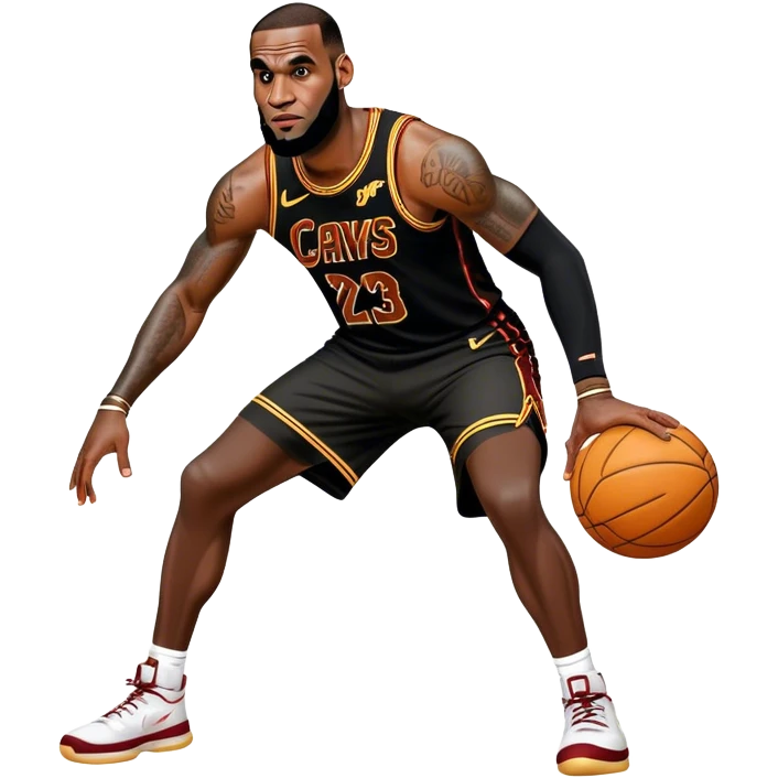 LeBron twearking  emoji
