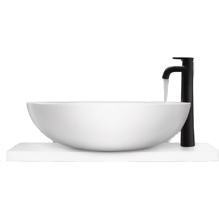 One wash basin modern front emoji