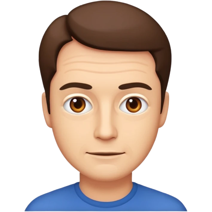 David Firth, British animator, emoji style portrait emoji