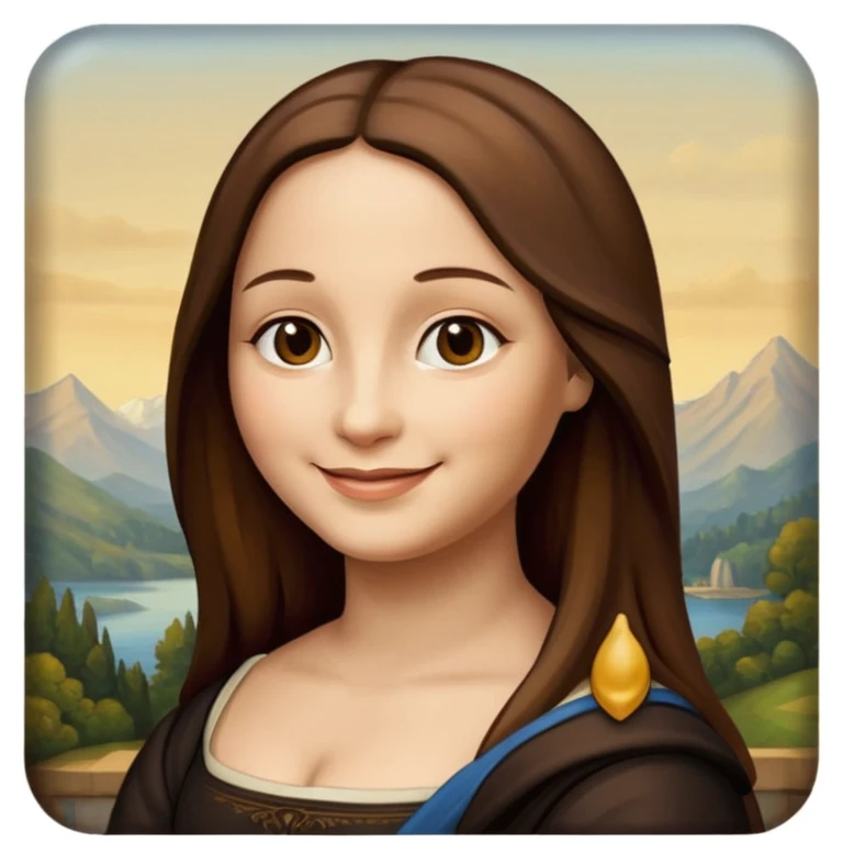 monalisa painting emoji
