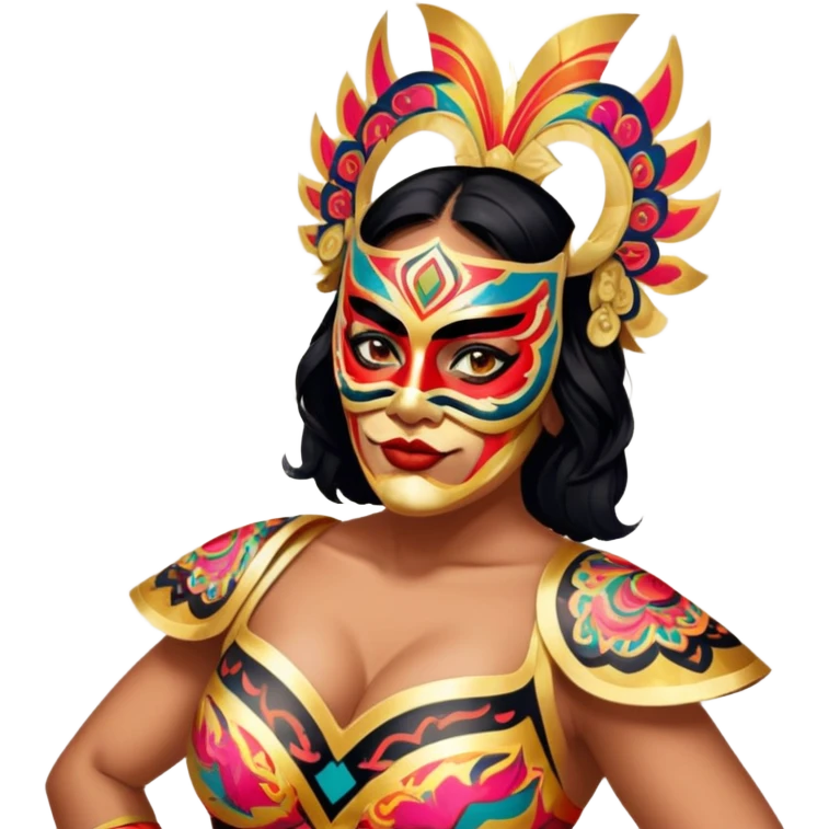 Luchador emoji