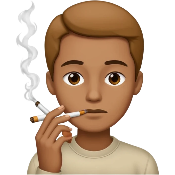 Smoking blunt emoji