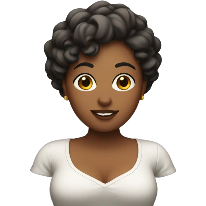 a curvy woman emoji