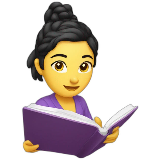 Eva ESZTERGAR reading podcastjournal emoji