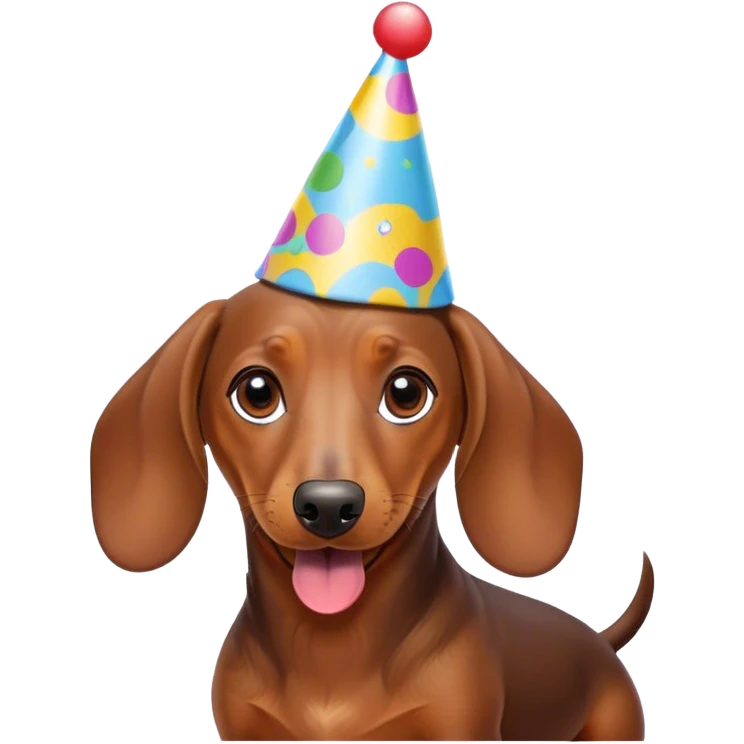 Happy birthday dachshund  emoji