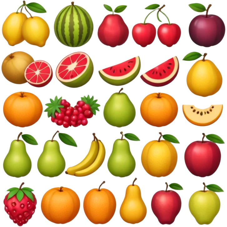 Fruits emoji