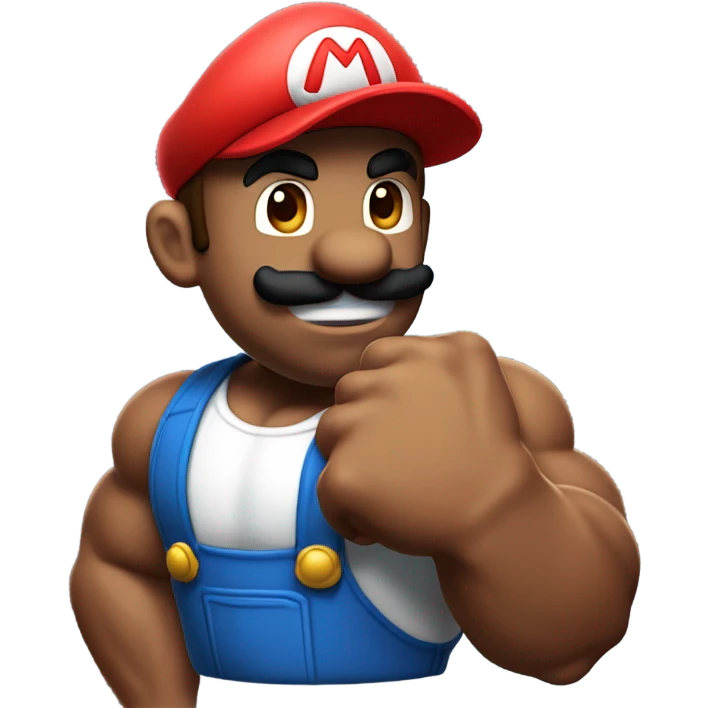 Buff mario emoji