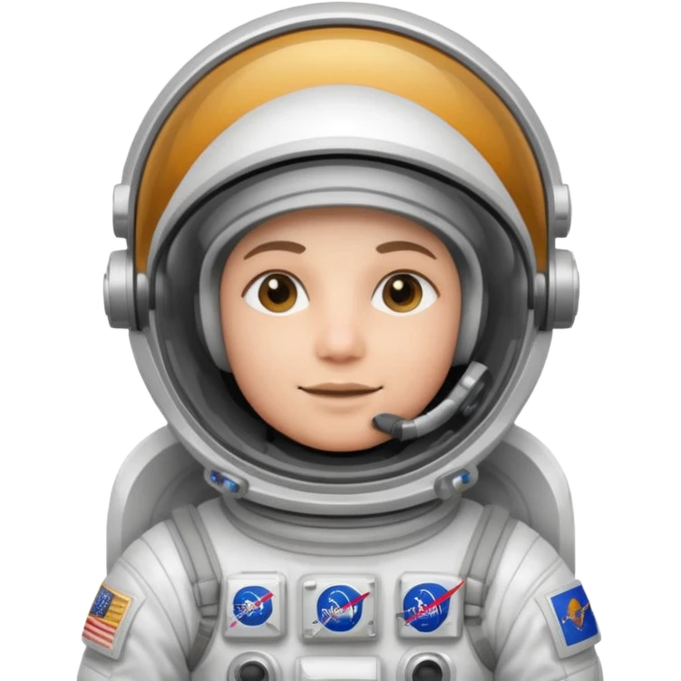 Engineer in an white astronaut suit emoji