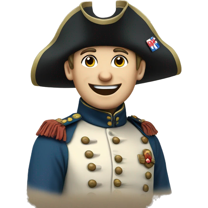 smiling French soldier in the Crimean War emoji