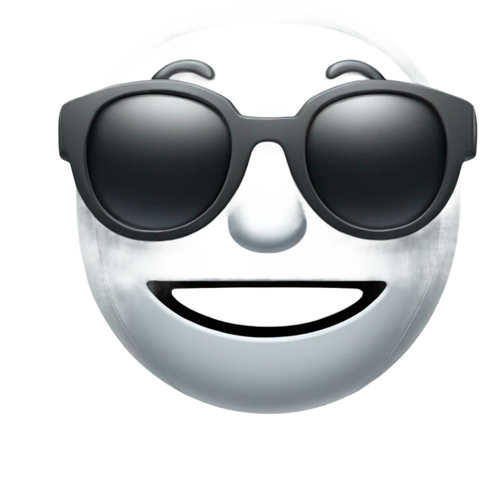 Smiling Robot Face with Sunglasses emoji